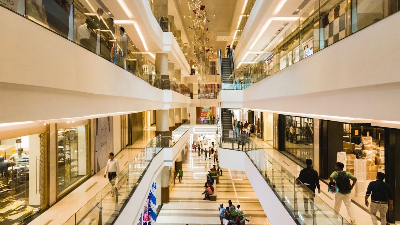 Interior view of the Mall of Ranchi